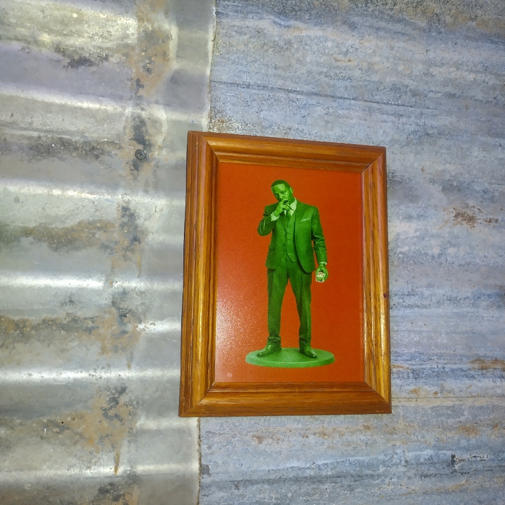 Chinx Drugz Plastic Army Man Framed Art Print By Neon Nicho